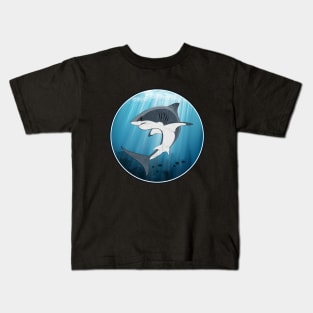 Great White Shark Kids T-Shirt